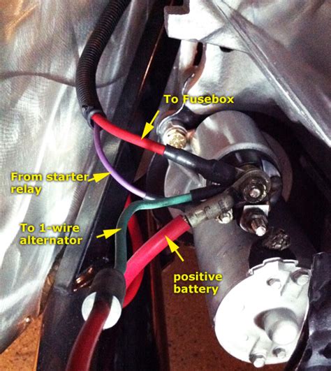 sbc starter motor wiring diy projects