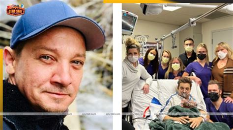 following a snow plough accident jeremy renner provides an update on