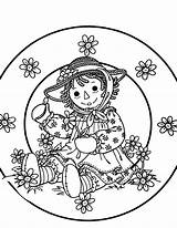Raggedy Ann Coloring Pages Andy Choose Board Printable Colouring sketch template