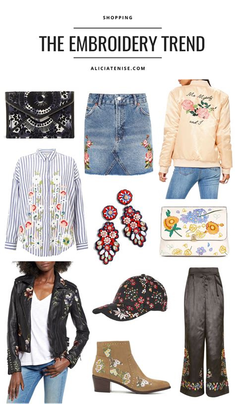 how to wear the embroidery trend top picks alicia tenise