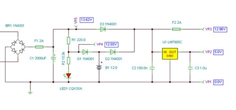 simple ups power supply circuit diagram