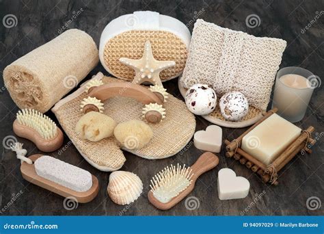 natural spa  skincare products stock image image  beauty