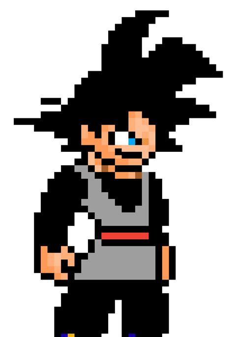 Black Goku Pixel Art Pixel Art Dibujos Pixelados Dibujos Bonitos Y My