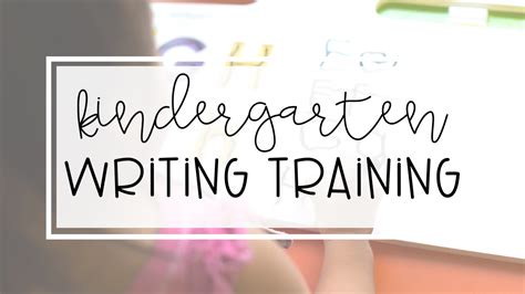 dive  kindergarten writing training  day