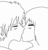 Kissing Lineart Thingy Fc04 sketch template
