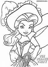 Coloring Pages Fairy Pirate sketch template