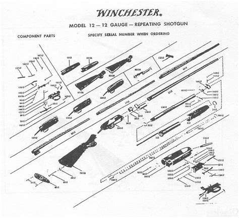 winchester  parts diagram  cantik