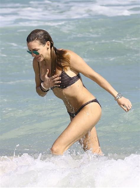 Katie Cassidy Hot In Bikini Miami 12 21 2015