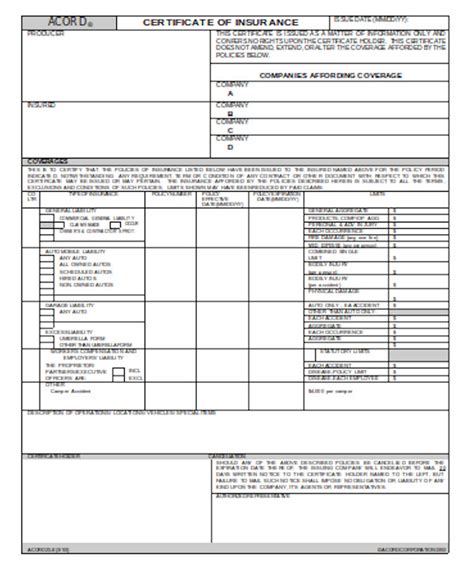 sample acord forms   ms word