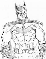 Batman Coloring Pages Printable Superheroes Drawings Drawing sketch template