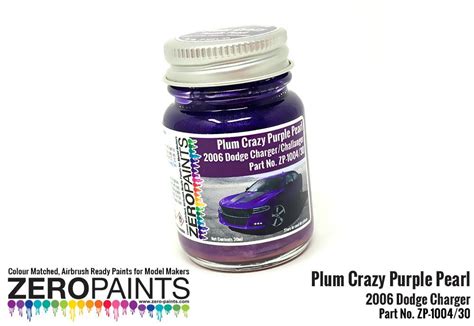plum crazy purple pearl paint ml zp   paints