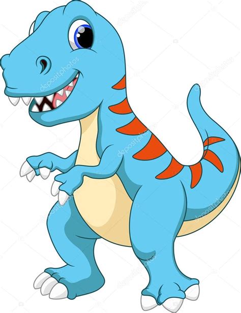 dinosaur cartoon stock vector  irwanjos