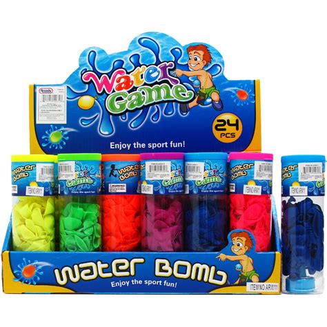 wholesale  piece water balloons  assorted colors dollardays