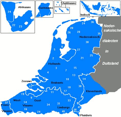 the distance between dutch dialects and maps on the web