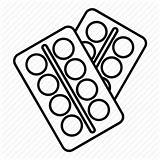 Pill Pills Drawing Outline Medication Package Icon Health Line Getdrawings Iconfinder sketch template