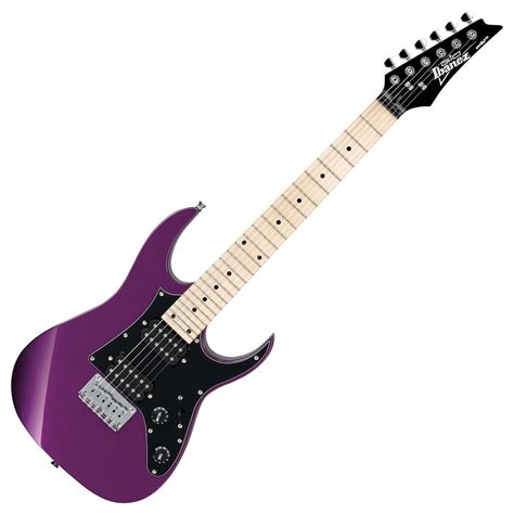 disc ibanez mikro grgmm electric guitar metallic purple gearmusic
