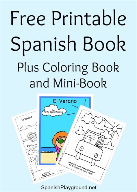 printable spanish book  beginners spanish playground