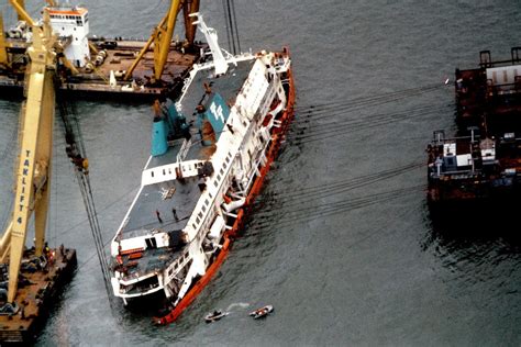 zeebrugge ferry disaster remembered  years  shropshire star