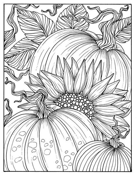 fun fall coloring pages