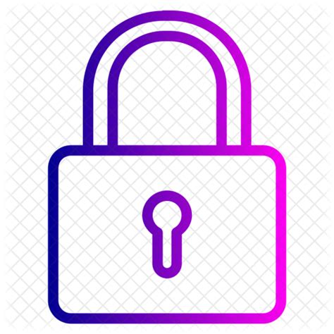 password icon download in line style