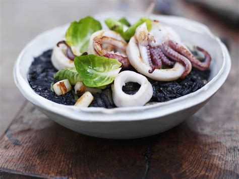 Squid Ink Rice With Seafood Recipe Eat Smarter Usa