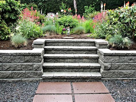 build retaining wall steps