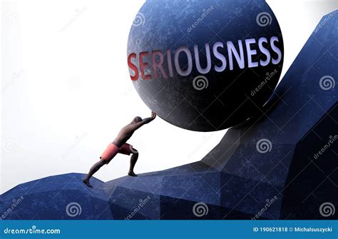 seriousness   problem   life harder symbolized   person pushing weight