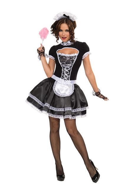 womens suzette french maid costume