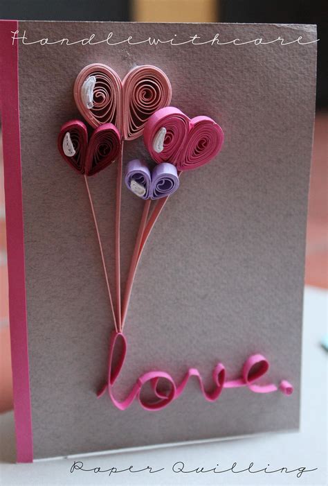 love paper quilling  behance paper quilling valentine