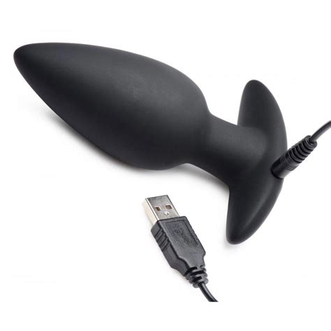 voice activated 10x vibrating butt plug with remote control sex toys