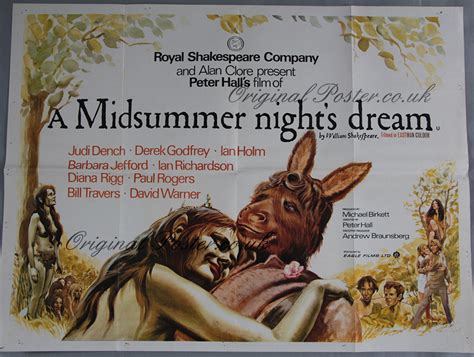 a midsummer night s dream original vintage film poster original