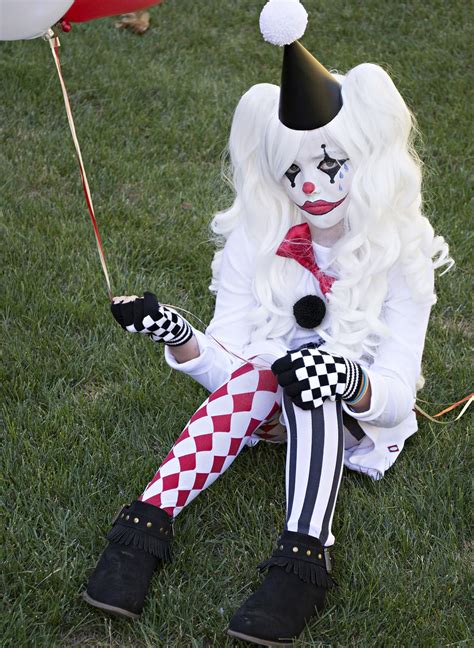 easy  unique sad clown costume  harlequin costume cuckoodesign