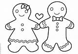 Gingerbread Coloring Pages Man Print Books sketch template