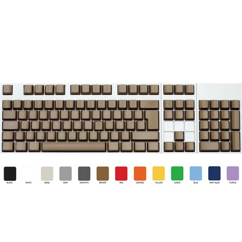 max iso  key cherry mx full replacement keycap set blank