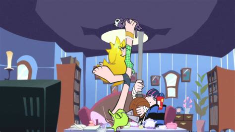 panty and stocking official clip get a pole youtube