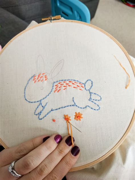 simple embroidery  beginners diy mama