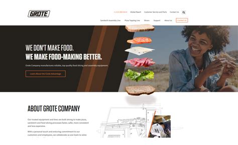 grote company launches  website    snack  bakery