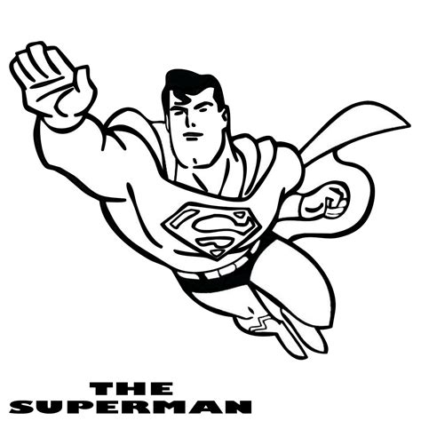 superman coloring page superman drawingcoloring cartoon photo