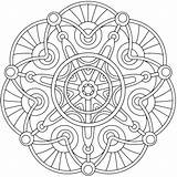 Coloring Pages Adults Printable Color Getcolorings Geometric sketch template
