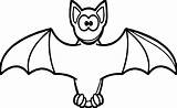 Bat Coloring Pages Vampire Drawing Cartoon Simple Easy Cute Bats Fruit Cricket Halloween Color Printable Draw Sheets Batman Symbol Getcolorings sketch template