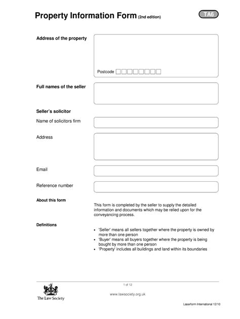 property information form ta6 fill out and sign online dochub