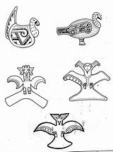 Precolombino Costarricense Rica Precolombinos Indigenas Costarricenses Simbolos Indigena Aborigen Culturas Patrones Tatuajes Aguila sketch template