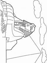 Egizi Antichi Egitto Egiziani Giochiecolori Sphinx Wonders Piramide sketch template