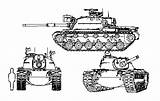 M48 Tank Patton Military Globalsecurity Ground Systems sketch template