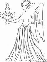 Coloring Virgo Pages Getcolorings Printable sketch template