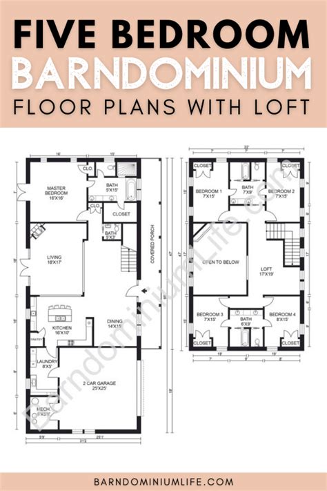 bedroom barndominium floor plan  loft barndominium floor plans loft floor plans pole