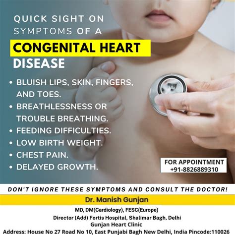 symptoms  congenital heart disease