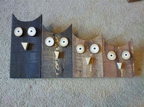 pallet idea scrap wood crafts owl crafts wood owls