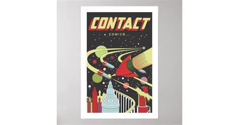 contact poster zazzle