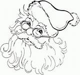 Santa Pages Claus Colouring sketch template